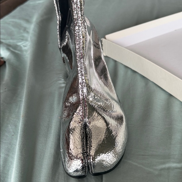 Maison Martin Margiela Silver Ankle Boots - Picture 4 of 6